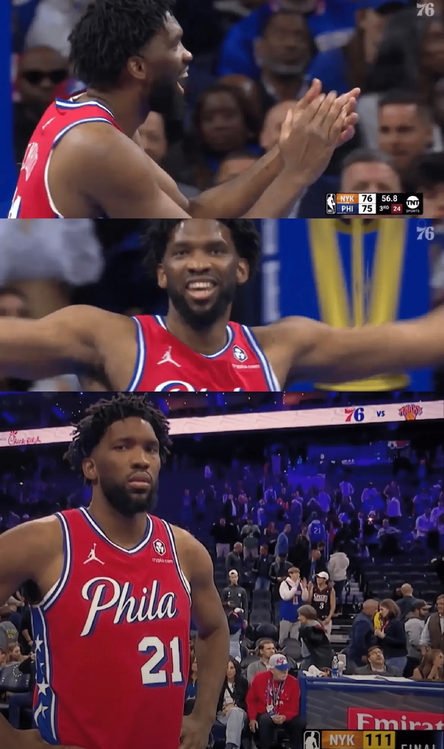 爵士强势尼克斯，恩比德惊艳世界的简单介绍