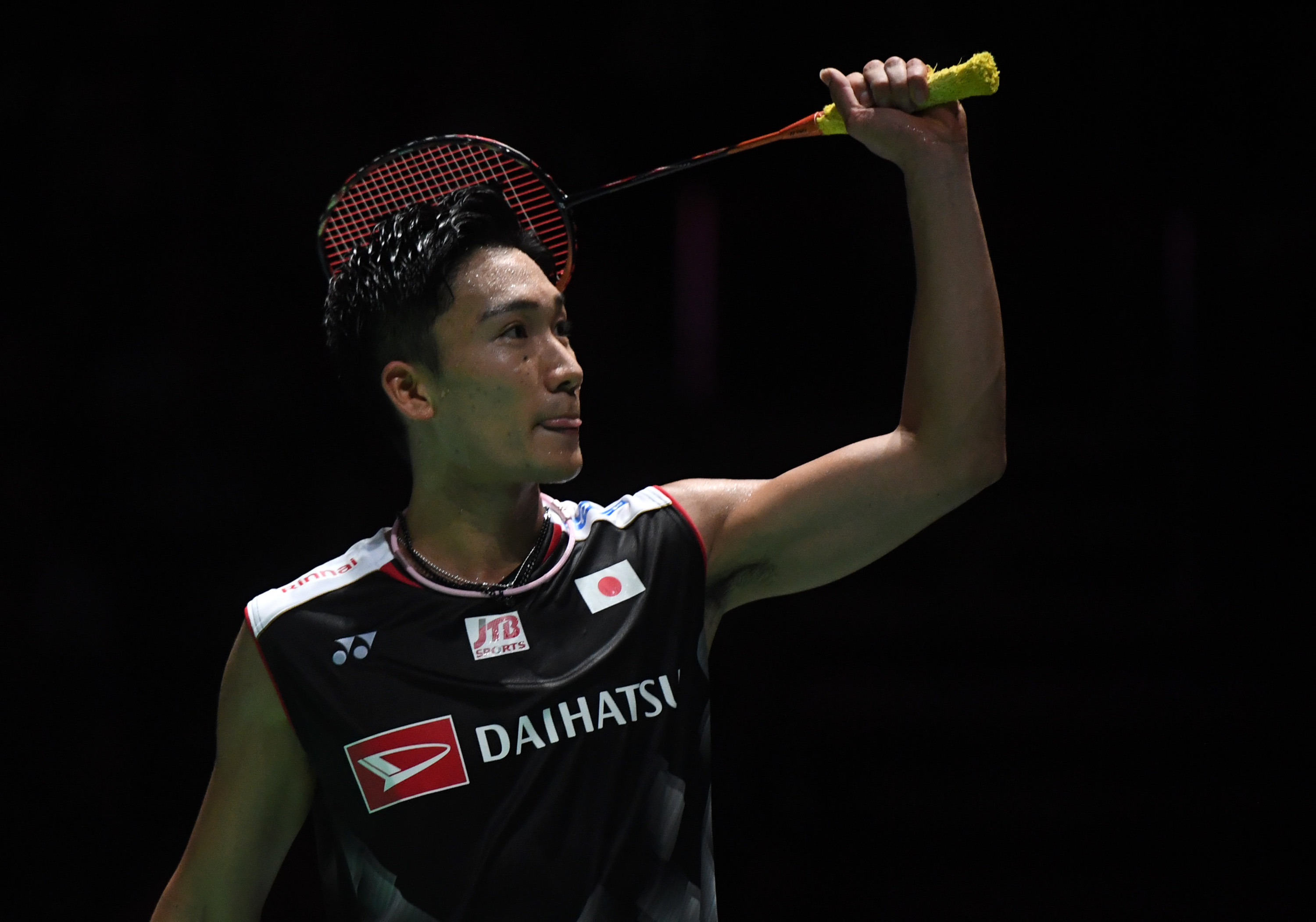 丹麦羽毛球队鏖战马来西亚羽毛球队，桃田贤斗关键制胜